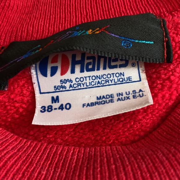 {VTG} Laurel Burch | Hanes 1987 Rainbow Cats Painting Artist Sweatshirt (M) - Picture 6 of 16